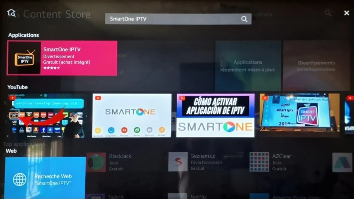 Abonnement iiptv smartone iptv