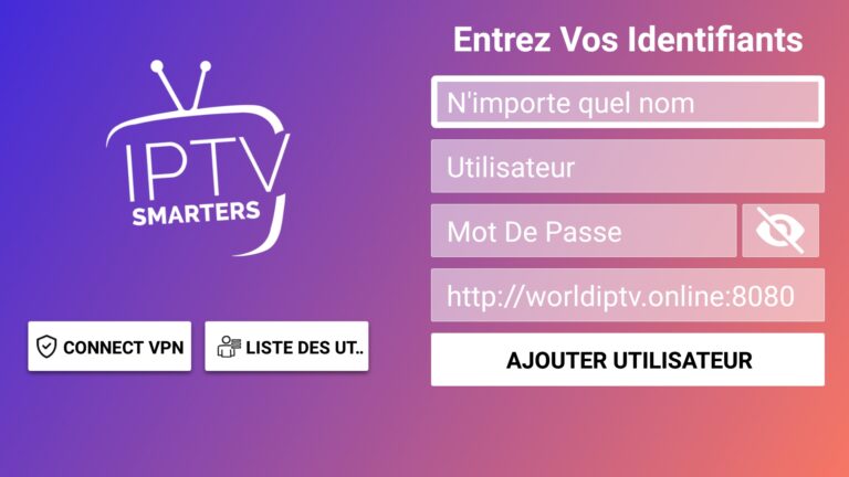 Abonnement iptv smarters pro